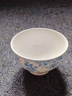 Whittard Of Chelsea Blue Floral Porcelain Bowl